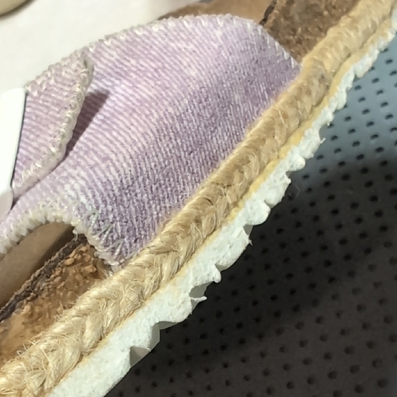 Papillio Mauve Slide Sandals with Buckle - Picture 7 of 7